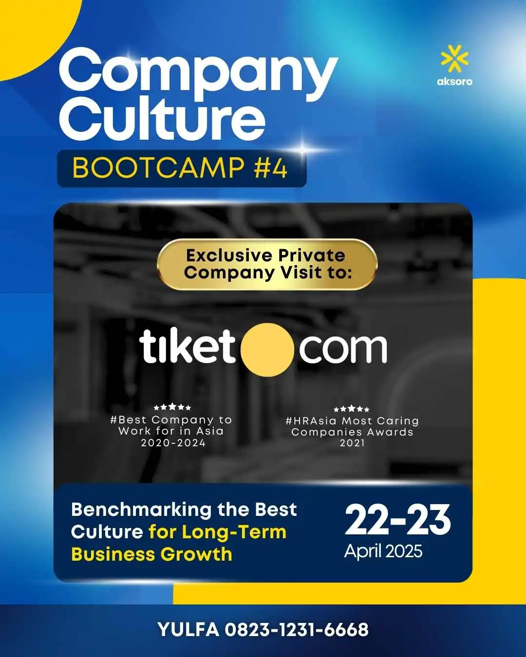 Kesempatan Langka! Belajar Culture yang Bikin Karyawan Produktif dan Loyal dari tiket.com